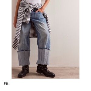 We The Free Blue Ankle & Cropped Jeans